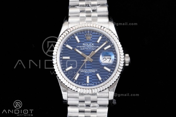 DateJust 36 126234 GSF 1:1 Best Edition Blue Textu...