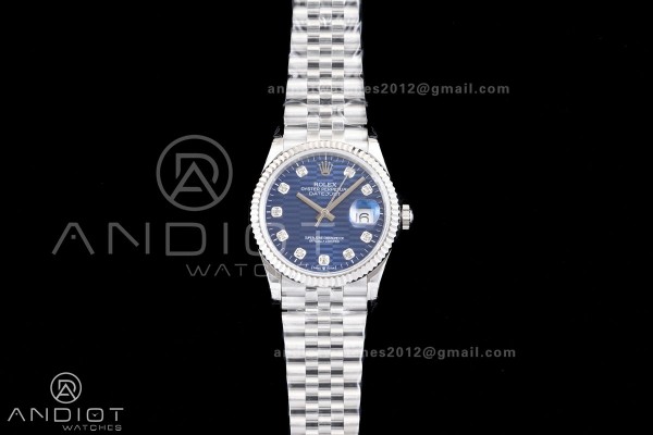 DateJust 36 126234 GSF 1:1 Best Edition Blue Textu...