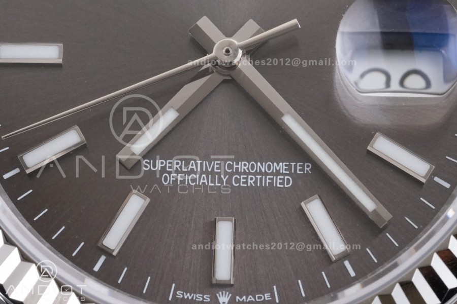 DateJust 36 126234 GSF 1:1 Best Edition Grey Dial on SS Jubilee Bracelet A3235