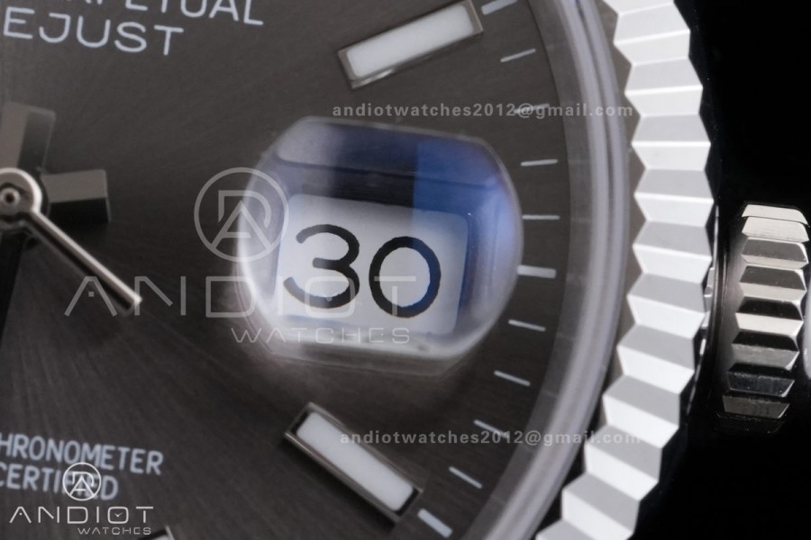 DateJust 36 126234 GSF 1:1 Best Edition Grey Dial on SS Jubilee Bracelet A3235