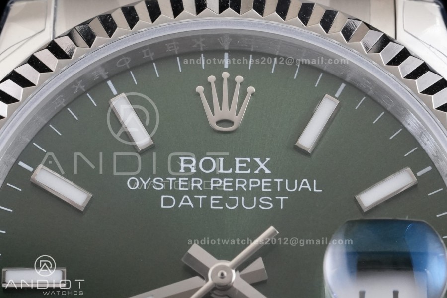  DateJust 36 126234 GSF 1:1 Best Edition Green Stick Dial on Oyster Bracelet A3235