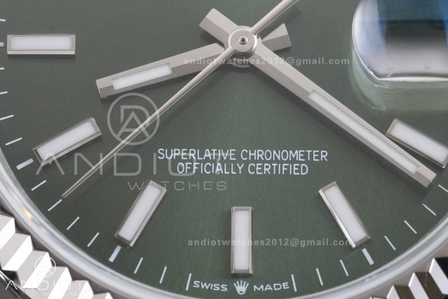  DateJust 36 126234 GSF 1:1 Best Edition Green Stick Dial on Oyster Bracelet A3235