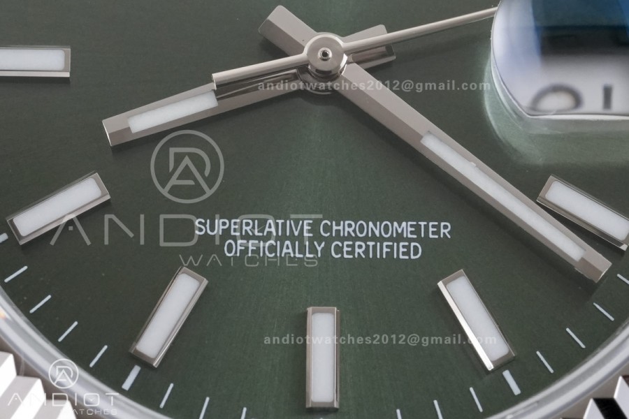 DateJust 36 126234 GSF 1:1 Best Edition Green Dial on SS Jubilee Bracelet A3235