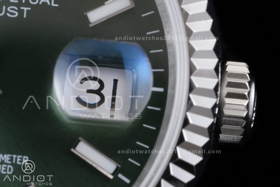 DateJust 36 126234 GSF 1:1 Best Edition Green Dial on SS Jubilee Bracelet A3235