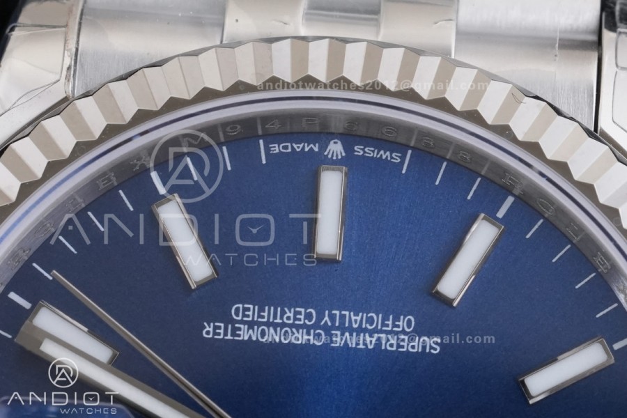 DateJust 36 126234 GSF 1:1 Best Edition Blue Dial on SS Jubilee Bracelet A3235