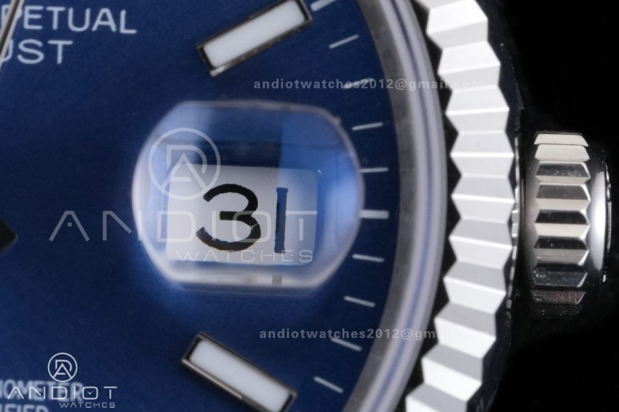 DateJust 36 126234 GSF 1:1 Best Edition Blue Dial on SS Jubilee Bracelet A3235