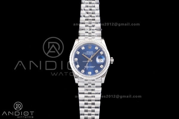 DateJust 36 126234 GSF 1:1 Best Edition Blue Diamo...