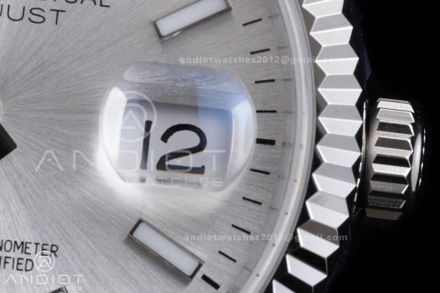 DateJust 36 126234 GSF 1:1 Best Edition Sliver Dial on SS Jubilee Bracelet A3235