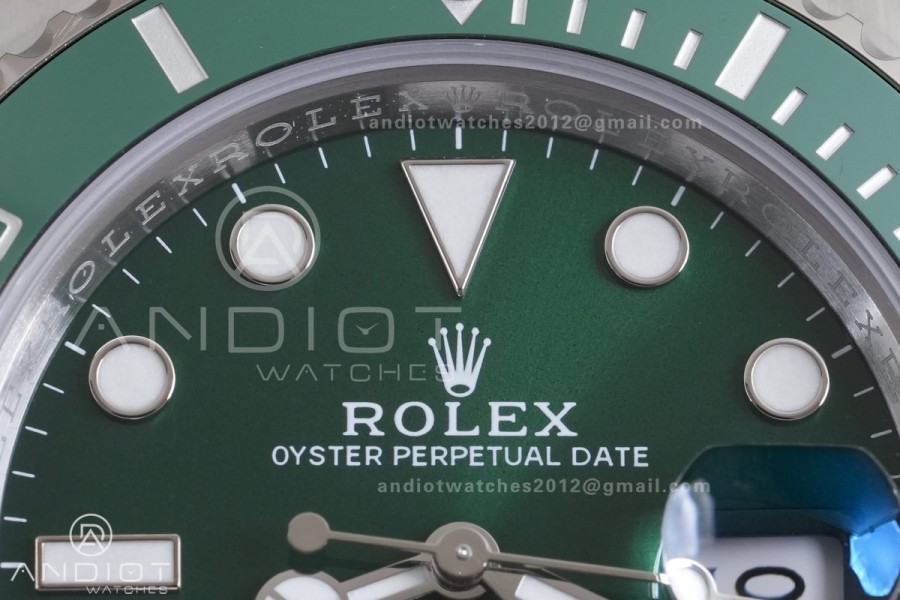 Submariner 116610 LV Green Ceramic 904L Steel RCF 1:1 Best Edition DD3135