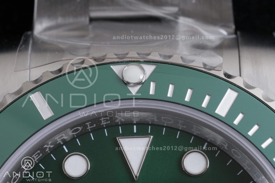 Submariner 116610 LV Green Ceramic 904L Steel RCF 1:1 Best Edition DD3135