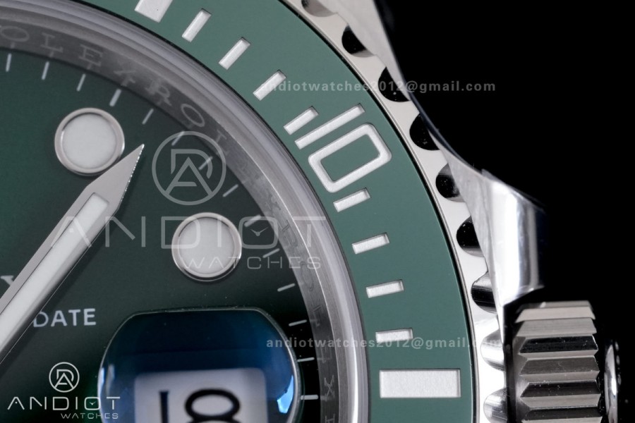 Submariner 116610 LV Green Ceramic 904L Steel RCF 1:1 Best Edition DD3135