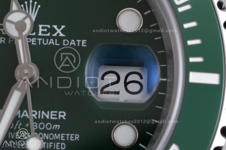 Submariner 116610 LV Green Ceramic 904L Steel RCF 1:1 Best Edition DD3135
