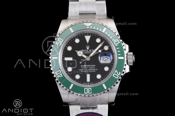 Submariner 41mm 126610 LV Starbucks 904L Steel RCF...