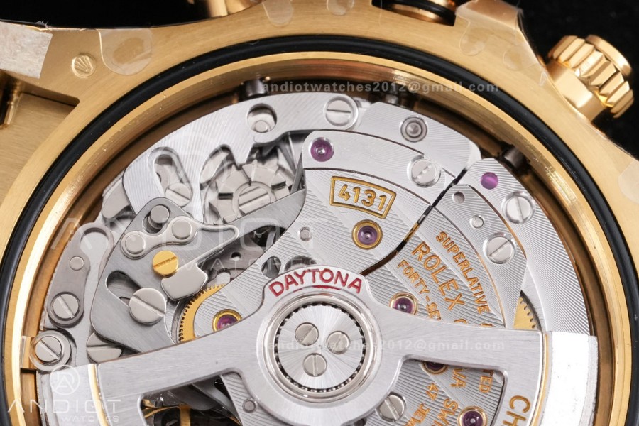 Daytona 126518 RCF 1:1 Best Edition YG/Black Dial on Oysterflex Strap SH4131