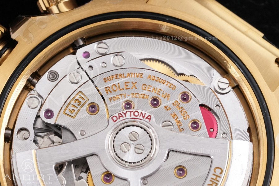 Daytona 126518 RCF 1:1 Best Edition YG/Black Dial on Oysterflex Strap SH4131