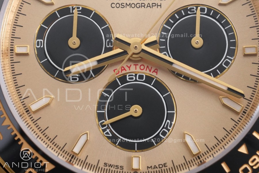 Daytona 126518 RCF 1:1 Best Edition YG/Black Dial on Oysterflex Strap SH4131