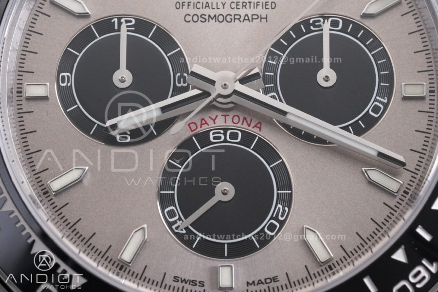 Daytona 126519 RCF 1:1 Best Edition Gray/Black Dial on Oysterflex Strap SH4131