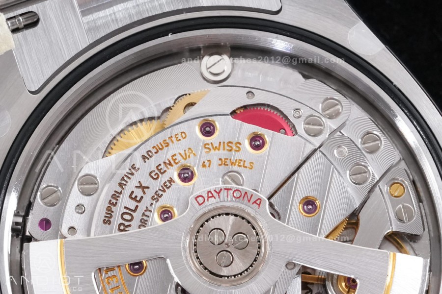 Daytona 126500 RCF 1:1 Best Edition 904L Steel White Dial on SS Bracelet SH4131