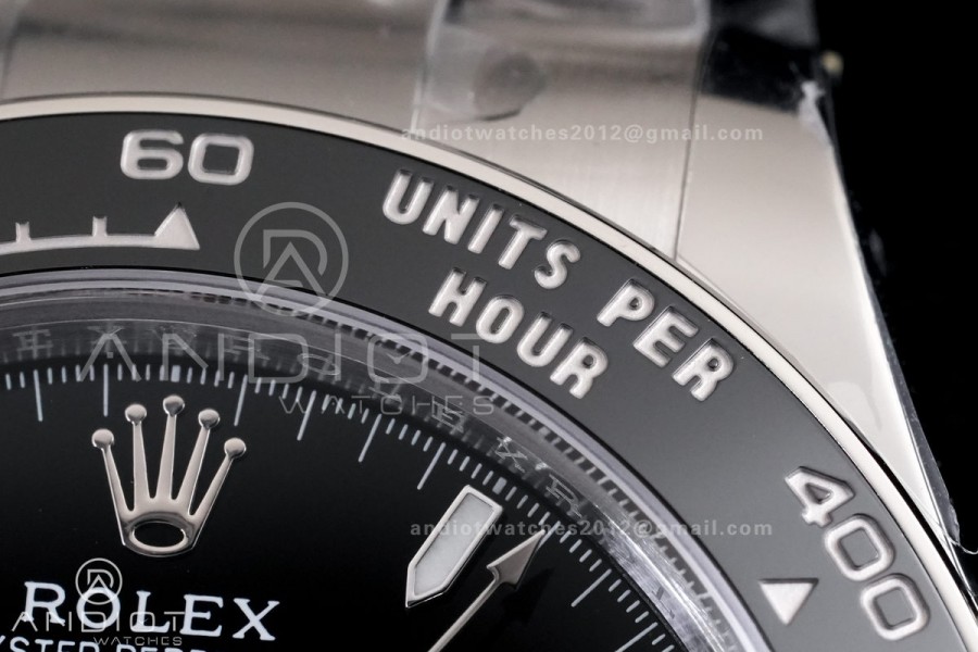 Daytona 126500 RCF 1:1 Best Edition 904L Steel Black Dial on SS Bracelet SH4131