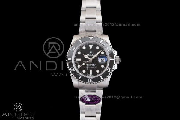 Submariner 116610 LN Black Ceramic 904L Steel RCF ...