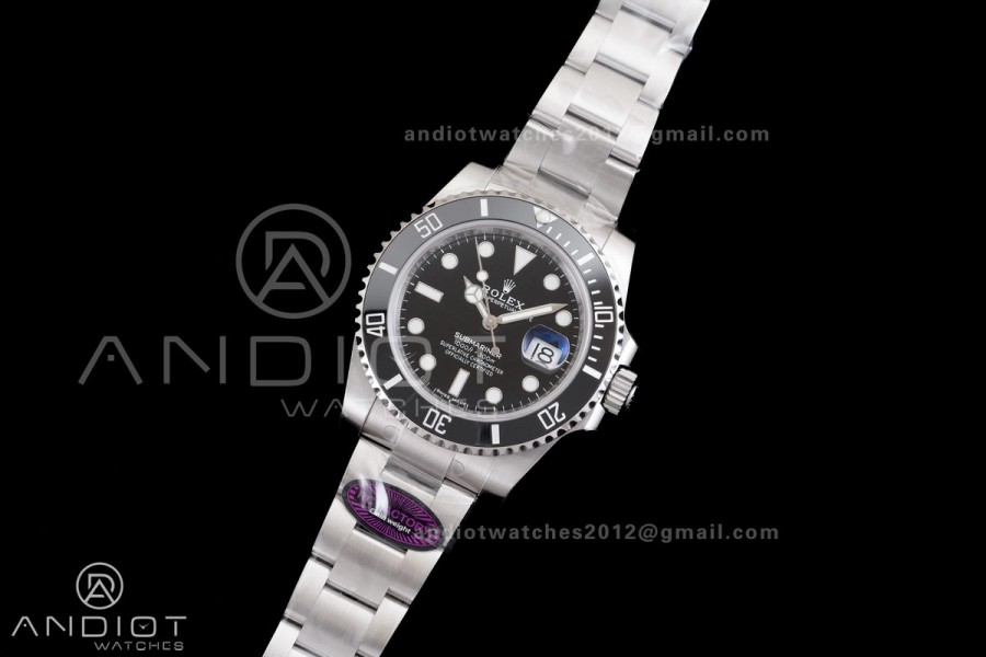 Submariner 116610 LN Black Ceramic 904L Steel RCF 1:1 Best Edition DD3135