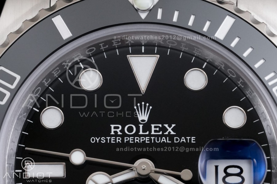 Submariner 116610 LN Black Ceramic 904L Steel RCF 1:1 Best Edition DD3135