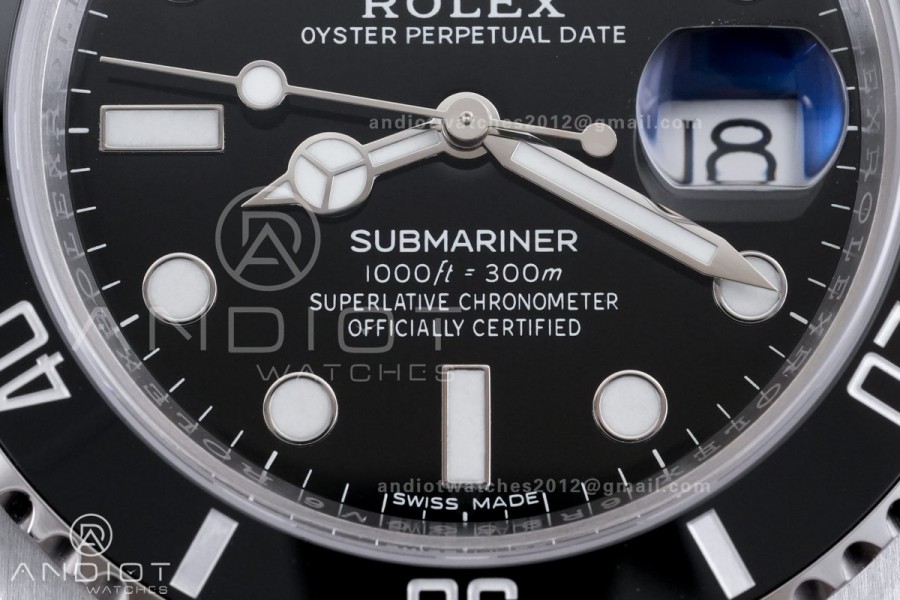 Submariner 116610 LN Black Ceramic 904L Steel RCF 1:1 Best Edition DD3135