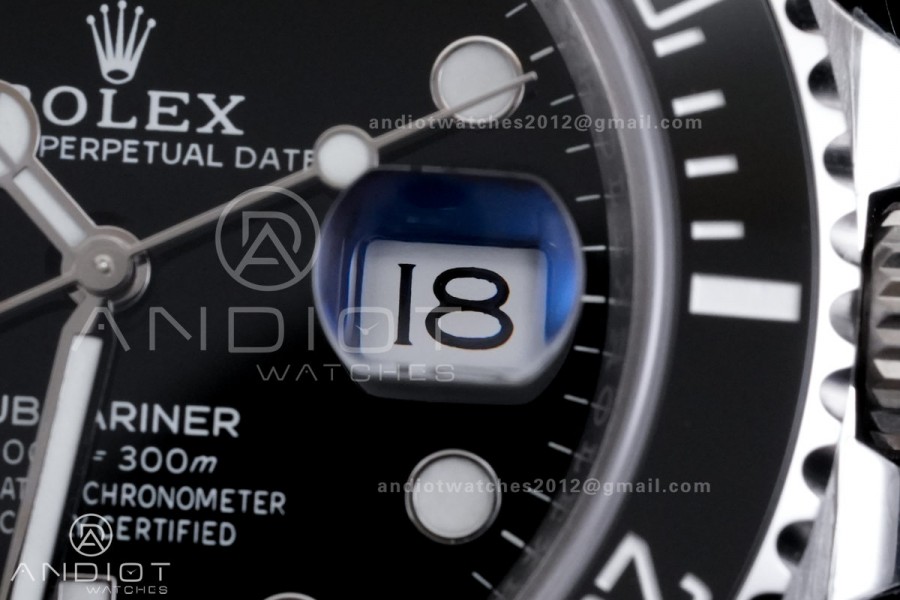 Submariner 116610 LN Black Ceramic 904L Steel RCF 1:1 Best Edition DD3135