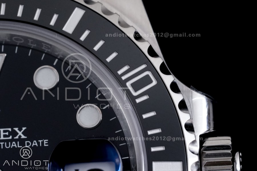 Submariner 116610 LN Black Ceramic 904L Steel RCF 1:1 Best Edition DD3135