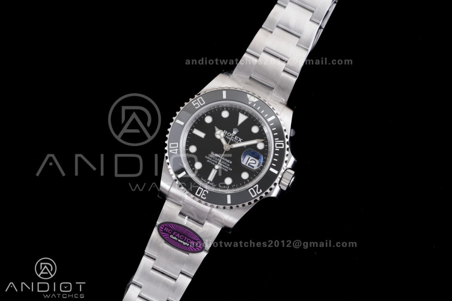 Submariner 41mm 126610 LN Black Ceramic 904L Steel RCF 1:1 Best Edition RC3235