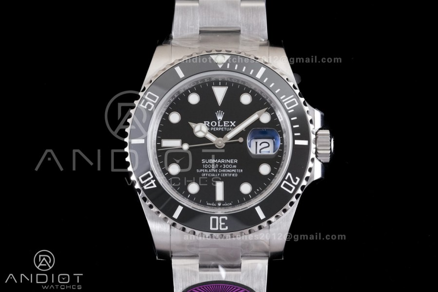 Submariner 41mm 126610 LN Black Ceramic 904L Steel RCF 1:1 Best Edition RC3235