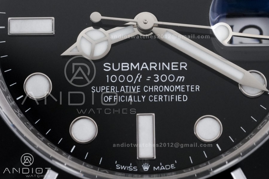Submariner 41mm 126610 LN Black Ceramic 904L Steel RCF 1:1 Best Edition RC3235