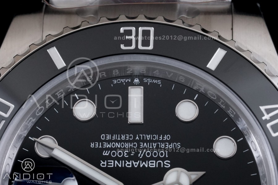 Submariner 41mm 126610 LN Black Ceramic 904L Steel RCF 1:1 Best Edition RC3235