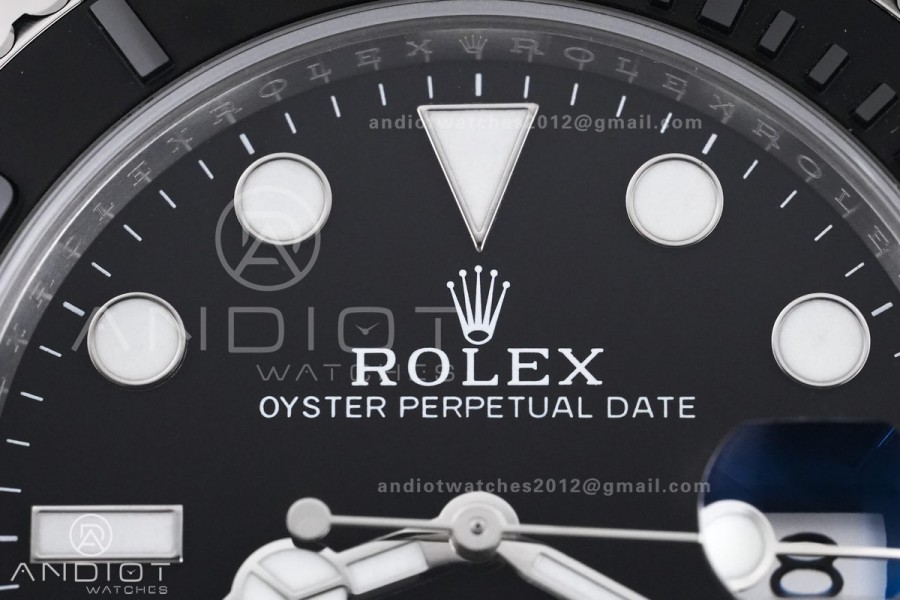 Yacht-Master 226627 Titanium Clean Plus 1:1 Best Edition Black Dial on Titanium Bracelet DD3235