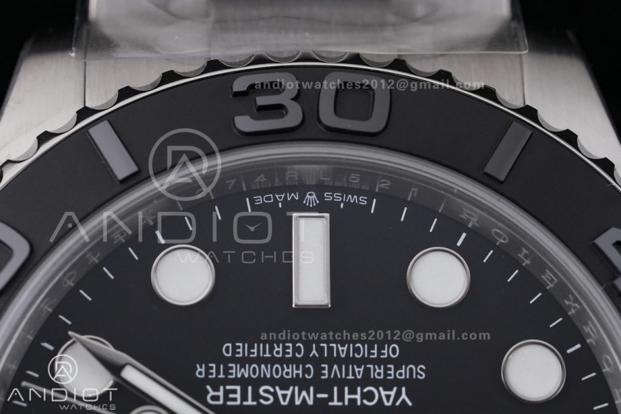 Yacht-Master 226627 Titanium Clean Plus 1:1 Best Edition Black Dial on Titanium Bracelet DD3235