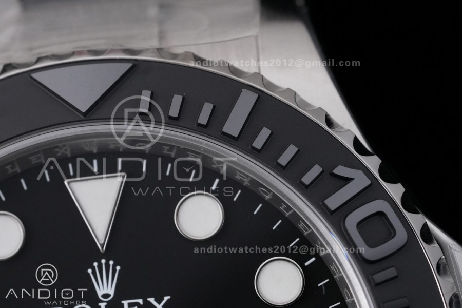 Yacht-Master 226627 Titanium Clean Plus 1:1 Best Edition Black Dial on Titanium Bracelet DD3235