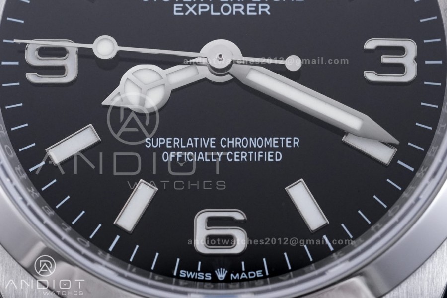 Explorer 36 124270 904L Steel EWEF 1:1 Best Edition on SS Bracelet A3230