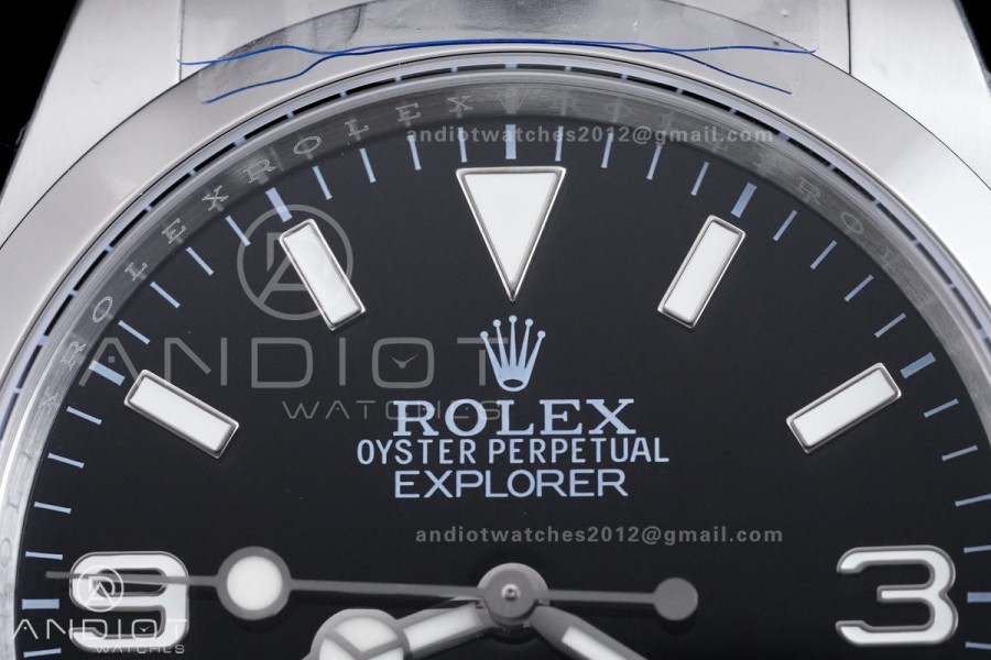 Explorer I 224270 40mm EWEF 1:1 Best Edition Black Dial on SS Bracelet A3230