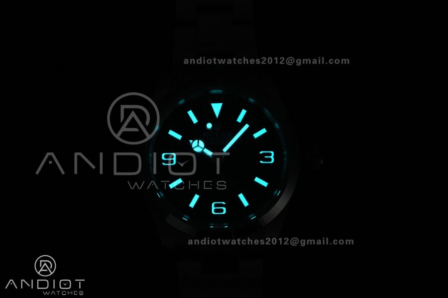 Explorer 124273 36mm Steel EWEF 1:1 Best Edition Black Dial on SS/YG Bracelet A3230