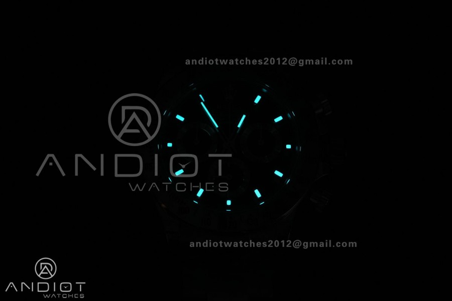 Daytona 116520 QF 1:1 Best Edition Black Dial on SS Bracelet SA4130 V2