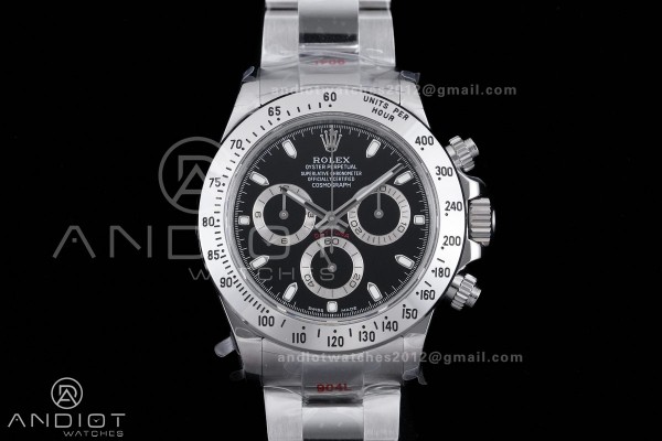 Daytona 116520 QF 1:1 Best Edition Black Dial on S...