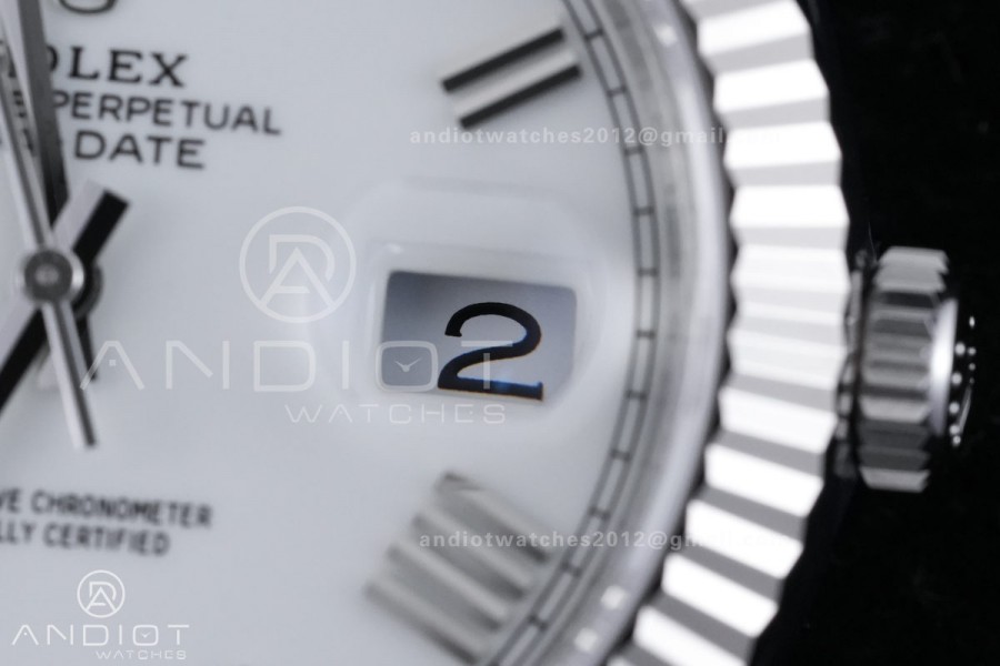 DayDate 40 228239 VSF 1:1 Best Edition White Roman Dial on President Bracelet VS3255 V2 (Gain Weight)182g