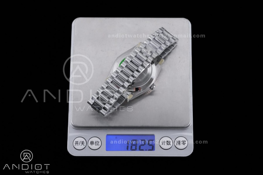 DayDate 40 228239 VSF 1:1 Best Edition Green Roman Dial on President Bracelet VS3255 V2 (Gain Weight)182g