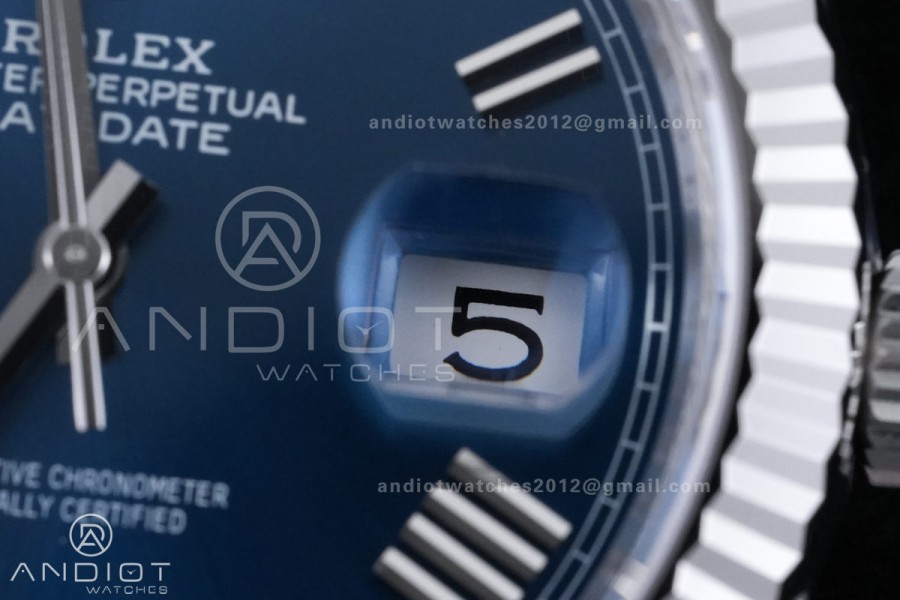 DayDate 40 228239 VSF 1:1 Best Edition Blue Roman Dial on President Bracelet VS3255 V2(Gain Weight)182g