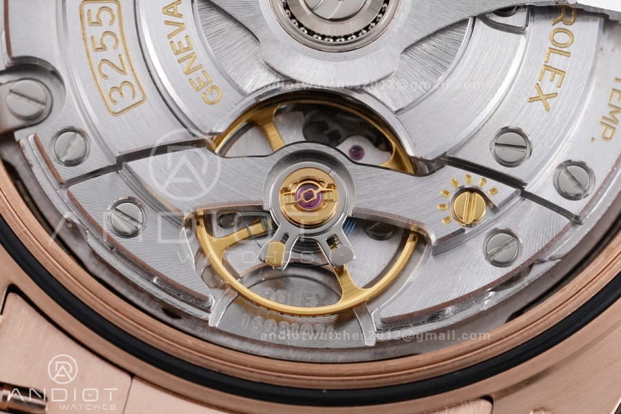 Day Date 228235 40mm 904L RG VSF 1:1 Best Edition Green Dial Roman Marker On RG President Bracelet DD3255