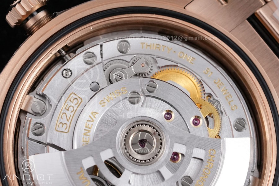 Day Date 228235 40mm 904L RG VSF 1:1 Best Edition Green Dial Roman Marker On RG President Bracelet DD3255