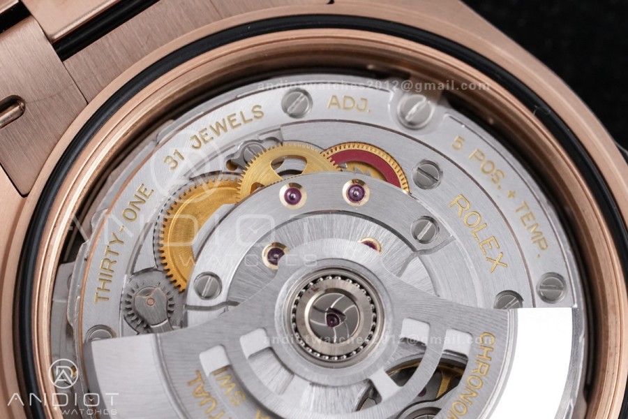 Day Date 228235 40mm 904L RG VSF 1:1 Best Edition Green Dial Roman Marker On RG President Bracelet DD3255