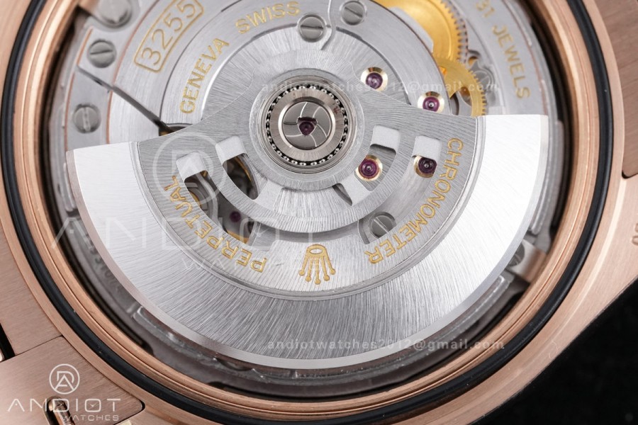 Day Date 228235 40mm 904L RG VSF 1:1 Best Edition Green Dial Roman Marker On RG President Bracelet DD3255