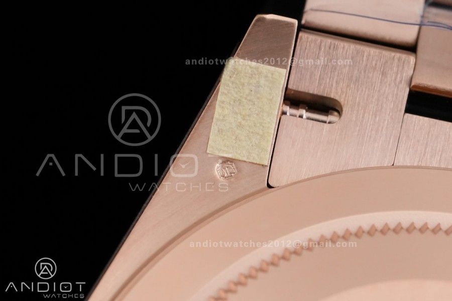 Day Date 228235 40mm 904L RG VSF 1:1 Best Edition Green Dial Roman Marker On RG President Bracelet DD3255