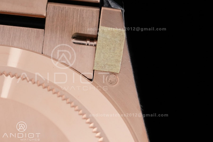 Day Date 228235 40mm 904L RG VSF 1:1 Best Edition Green Dial Roman Marker On RG President Bracelet DD3255